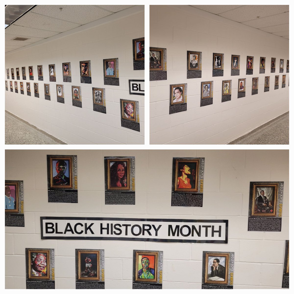 Went to a basketball game last night and spent some time checking out the Black History Month display @RuralCRHS. 
#blackhistoryiscanadianhistory 
@PSBPEI 
@EducationPEI