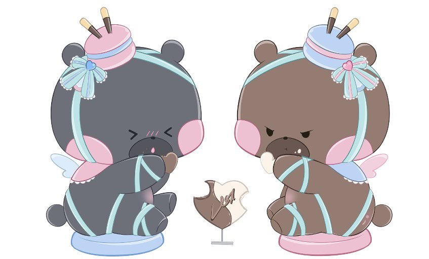 PureUsil's tweet photo. 발렌타인 웆서곰 팬아트 https://t.co/nKRN2NmWZM