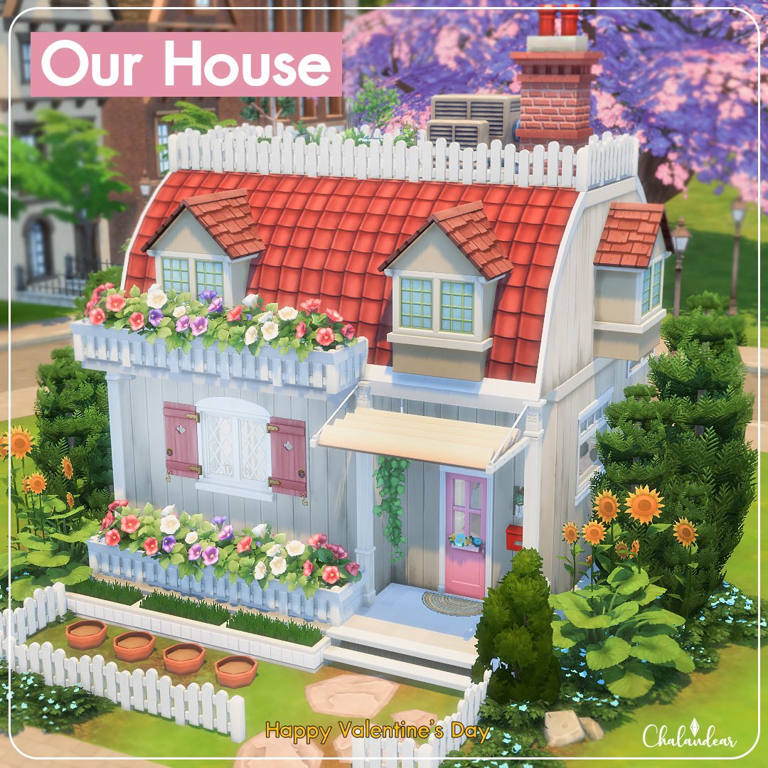 ❤️Happy Valentine's Day
🏡 Our House (nocc)
🪜20x15
🌹EA ID : Chalandear
#thesims4 #เดอะซิมส์4 #showusyourbuilds #Chalanbuildhouse2023 #happyvalentineday