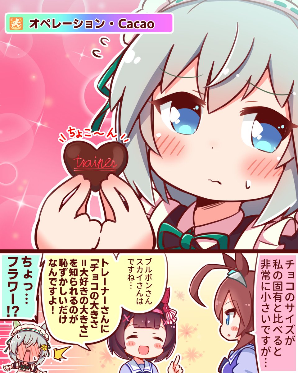 【オペレーション・Cacao】を継承したセイちゃん

#ウマ娘 #セイウンスカイ 