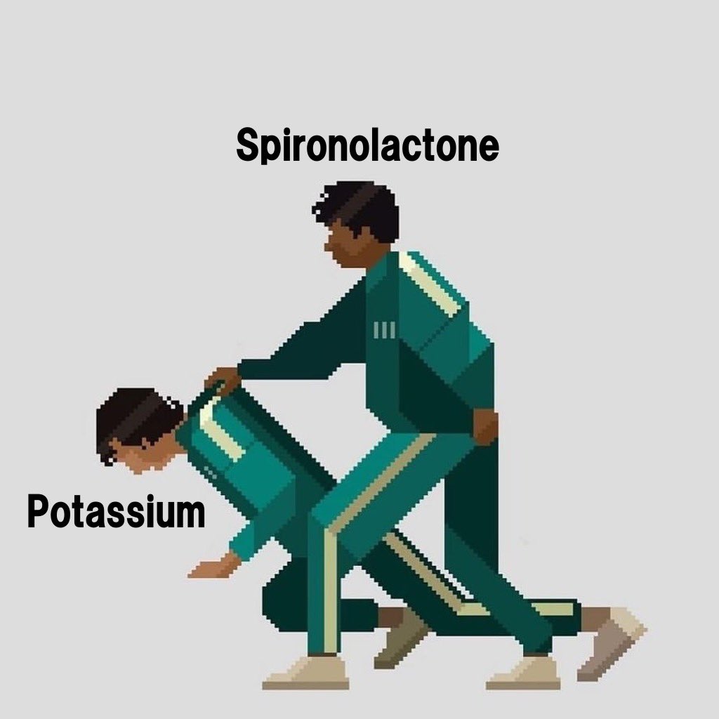 simplify_drugs's tweet photo. Potassium sparing diuretic ⏬️

#pharmacology #MedStudentTwitter #MedTwitter https://t.co/2Nkg5PutAA