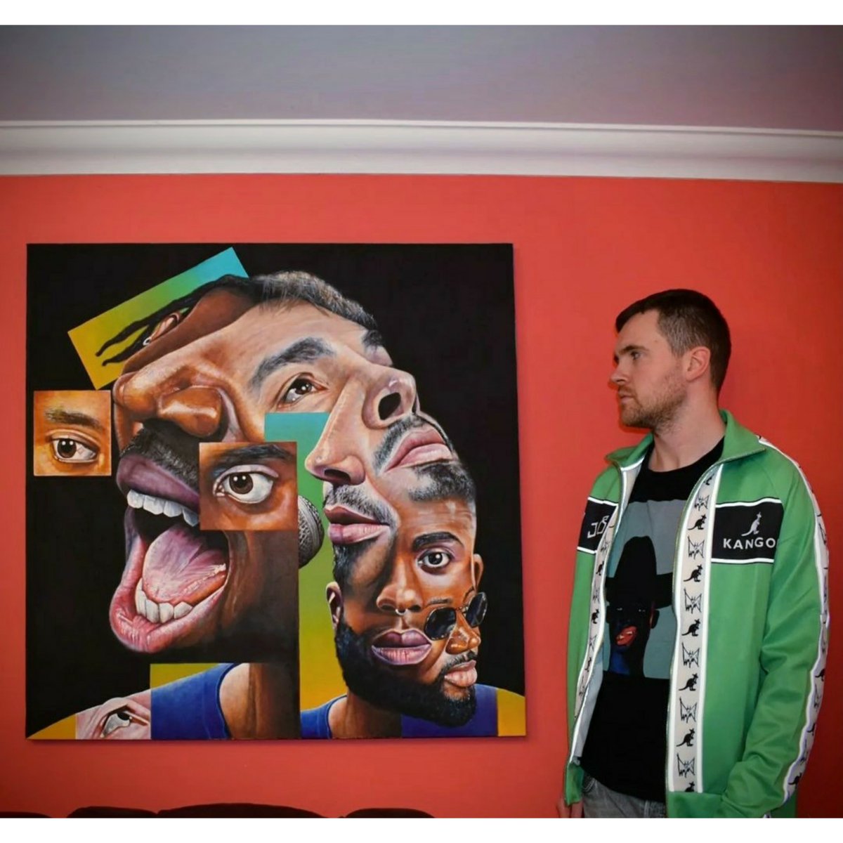 Young Fathers (2021)
Oil on canvas / 100cm X 100cm

If you haven't listened to their new album Heavy Heavy, please go check it out. It's phenomenal.