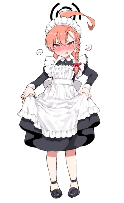 クラシックメイドネルちゃん  #ブルアカ 