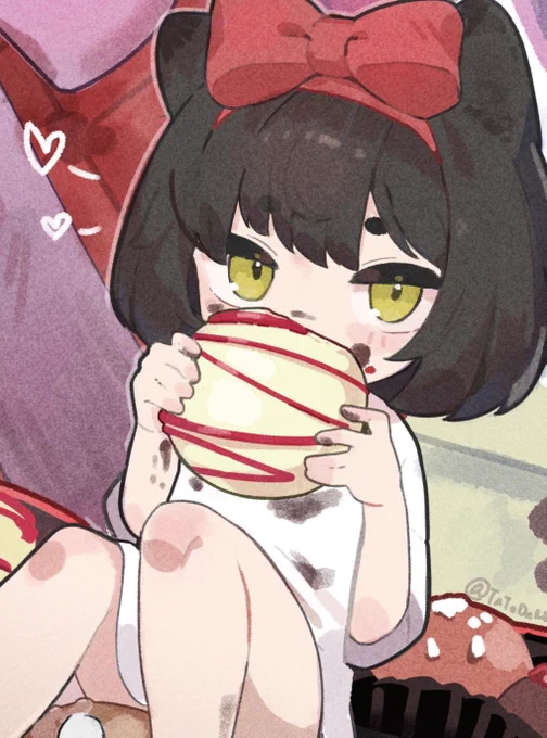 盗み食いバレても気にしな〜いそれワカチョコワカチョコ〜 