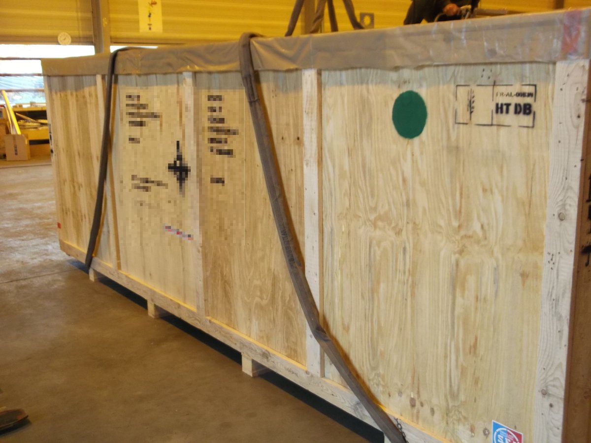 embalsace's tweet photo. Embalsace présente l'emballage en caisse de matériel en vrac destiné à l'export international. 

Contactez nous au 03 88 69 59 17 pour plus d’informations.

#emballage #embalsace #industriel #bois #caisse #quality #foryou #work #Packaging #calage #design #Hoerdt #Cernay #site https://t.co/eO0g9A4NCJ