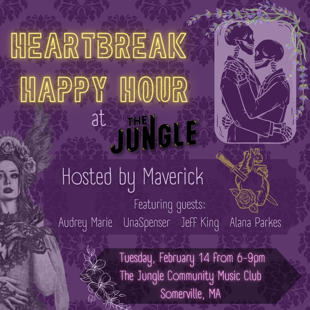 If nobody's spoiling you this Valentine's Day come hang out and be spoiled by me and my singer songwriter pals at the Jungle!

We'll be performing covers and originals - it'll be a great time!!