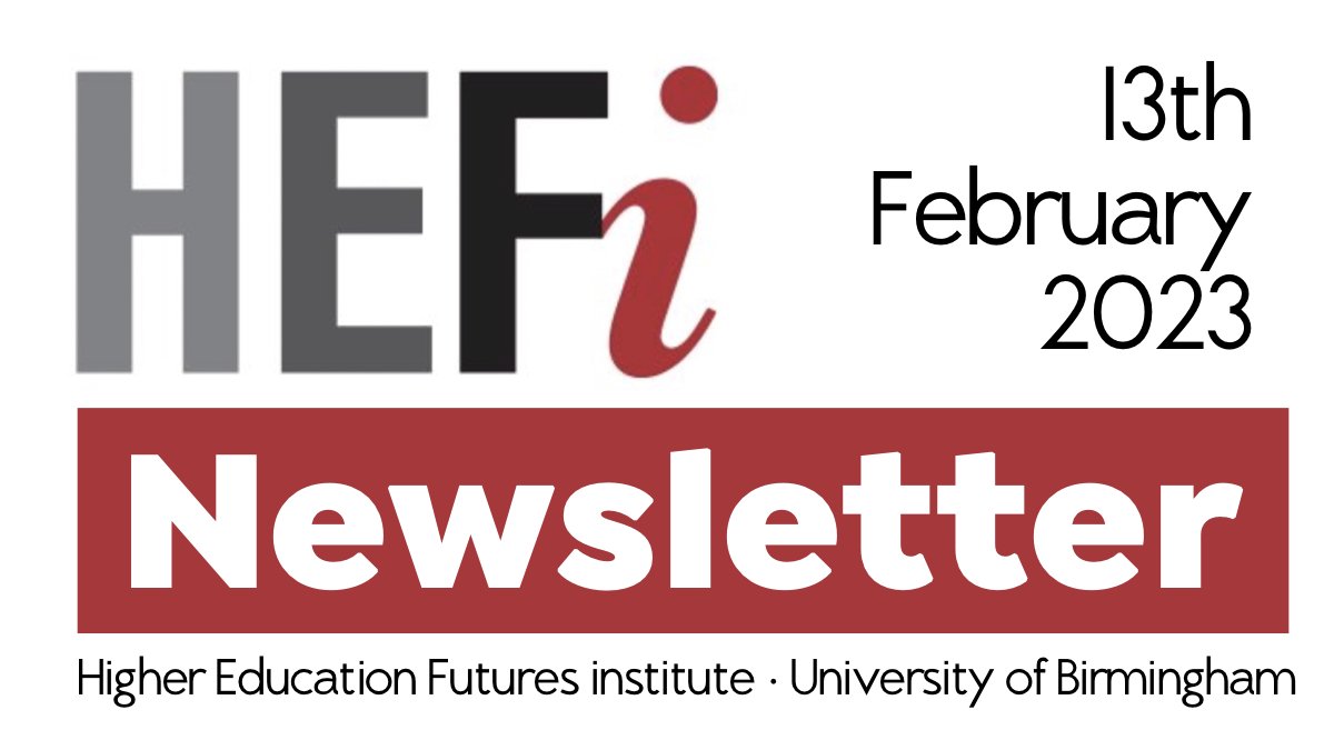 UoB_HEFi's tweet photo. #HEFiNews: This week marked the launch of our new bimonthly newsletter! This edition includes the upcoming HEFi conference (11 May 23), CPD sessions on creating media resources and utilising ePortfolios for assessment, our recent #MicroCPD and more!
https://t.co/EBHjpMN57M https://t.co/SfTvehTikc