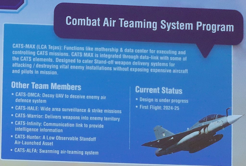 J Cats Program CATS MAX is the Tejas mothership, always was. Warrior itself will have ...