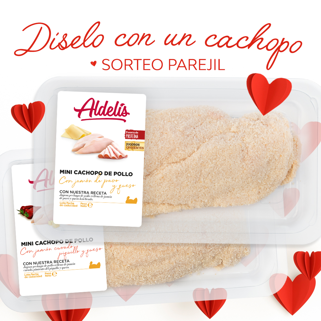 Aldelis_es's tweet photo. ¡El SAN VALENTÍN que mereces! Ni Tagliatella, ni Tagliatello, este año cachopo 💘.

Participar es muy sencillo 👇
1️⃣ Síguenos.
2️⃣ Haz RT y like a la publicación.

Participa hasta el día 22/02. https://t.co/4xOsj8P7Jo