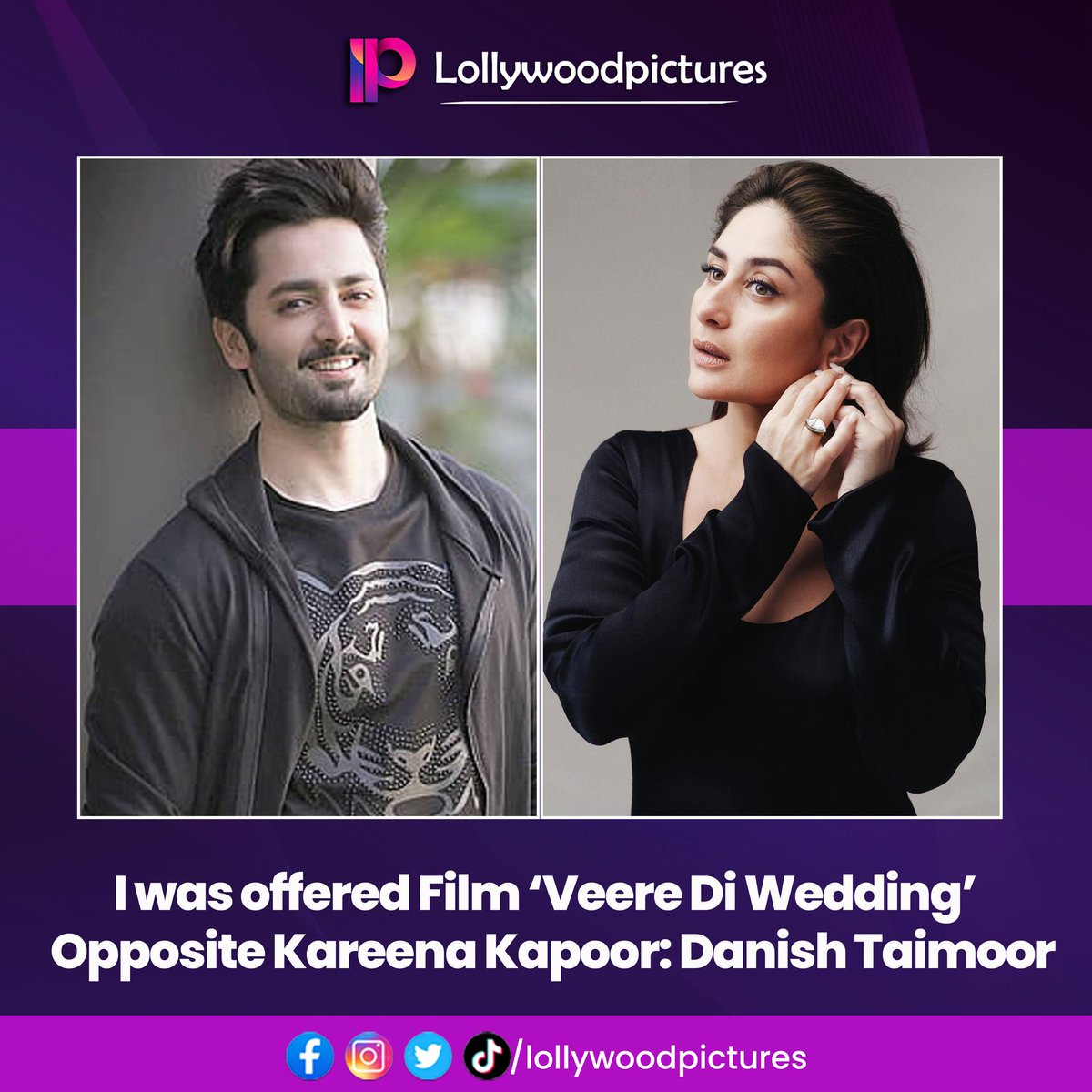 Lollywood Actor Danish Taimoor reveals in his recent interview that he was offered Bollywood Film 'Veere Di Wedding' opposite Kareena Kapoor Khan but couldn't do due to some circumstances. 

#KareenakapoorKhan #DanishTaimoor #VeereDiWedding #BollywoodFilm #Wajood #WrongNo