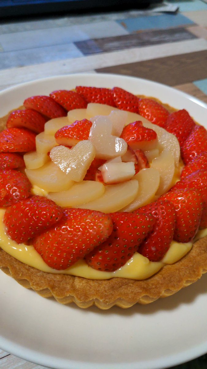 バレンタイン
友達にタルト作った🎂