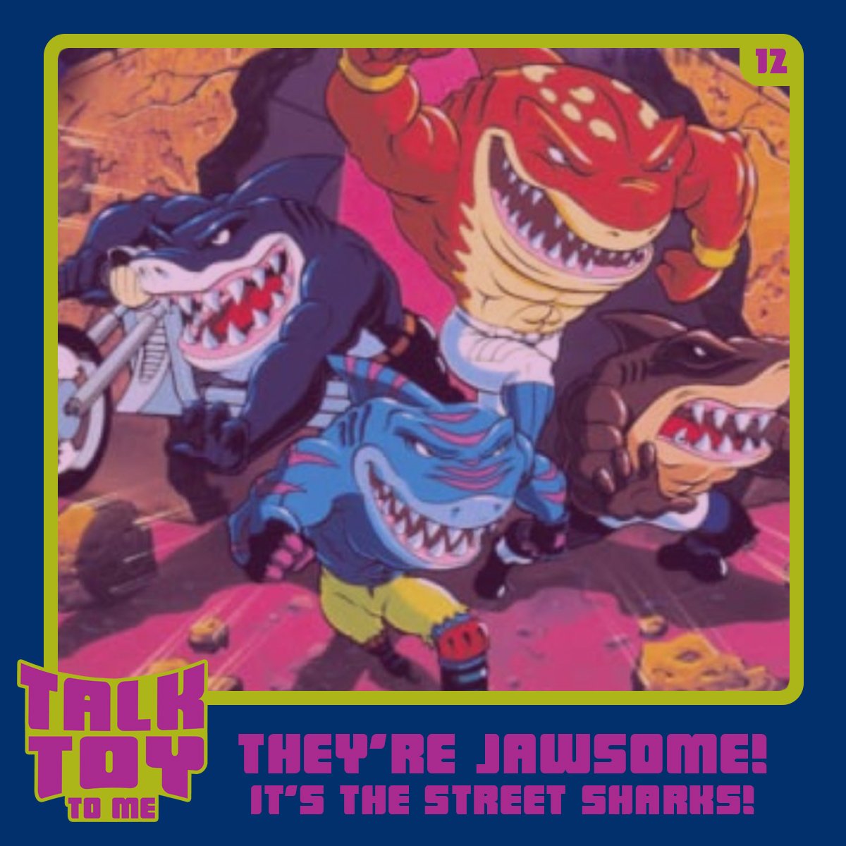 TalkToyToMe's tweet photo. Get ready for a #Jawsome episode of #TalkToyToMe! @DummyCrashed and @BENECILIN chat all about Mattel's answer to TMNT, The #StreetSharks!
https://t.co/XZ6CBywOwT
#ActionFigures #Toys #Podcast https://t.co/jT6zfwbNaj