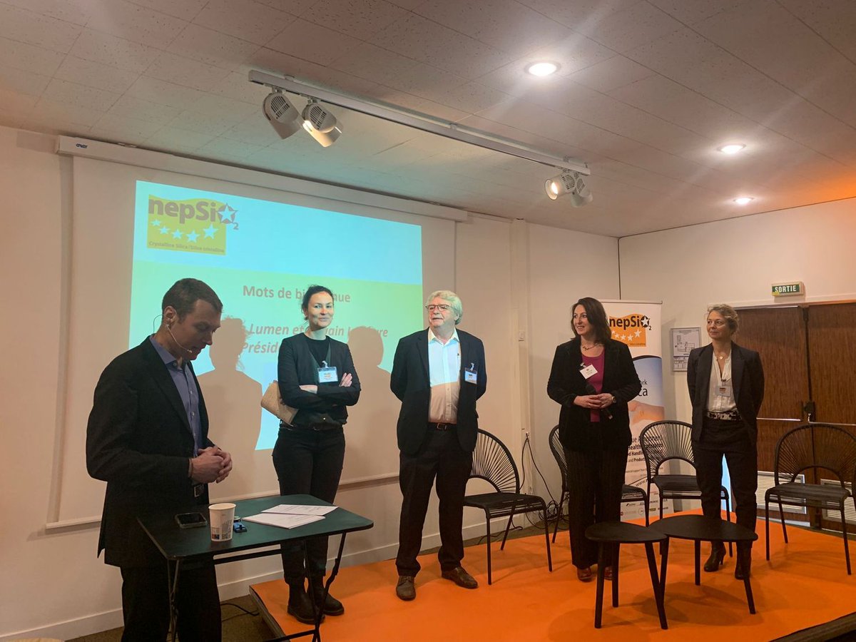 Aujourd'hui en 🇫🇷 au séminaire national de #NEPSIinACTION. A l'agenda👉🏻 Législation nationale et bonnes pratiques autour de l'exposition à la silice cristalline.👉🏻 Dialogue social pour renforcer la santé &amp; sécurité au travail👉🏻 Prévention dans les petites &amp; moyennes entreprises.