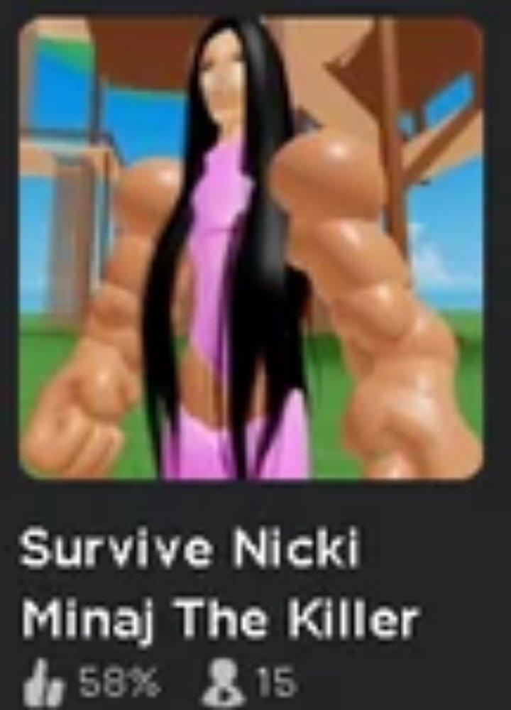 QualityRBXMemes's tweet photo. Survive Nicki Minaj The Killer

#ROBLOX https://t.co/t0u3dS6fYE