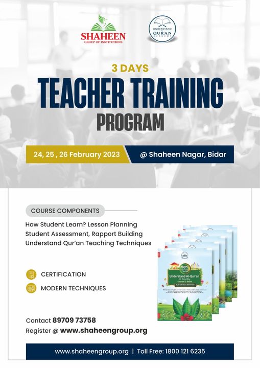 Shaheengrouporg's tweet photo. #teacherstrainingprogram https://t.co/0s3JgAQpza