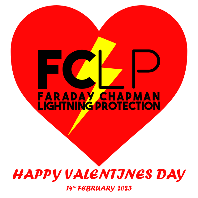 FCLP_LTD's tweet photo. Happy Valentines day from the team at Faraday Chapman!!!

#FaradayChapman #FCLP #Lightning #LightningProtection #Valentines #Valentinesday #Business #LightningProtectionUK #LPUK https://t.co/7IifyU8O2y