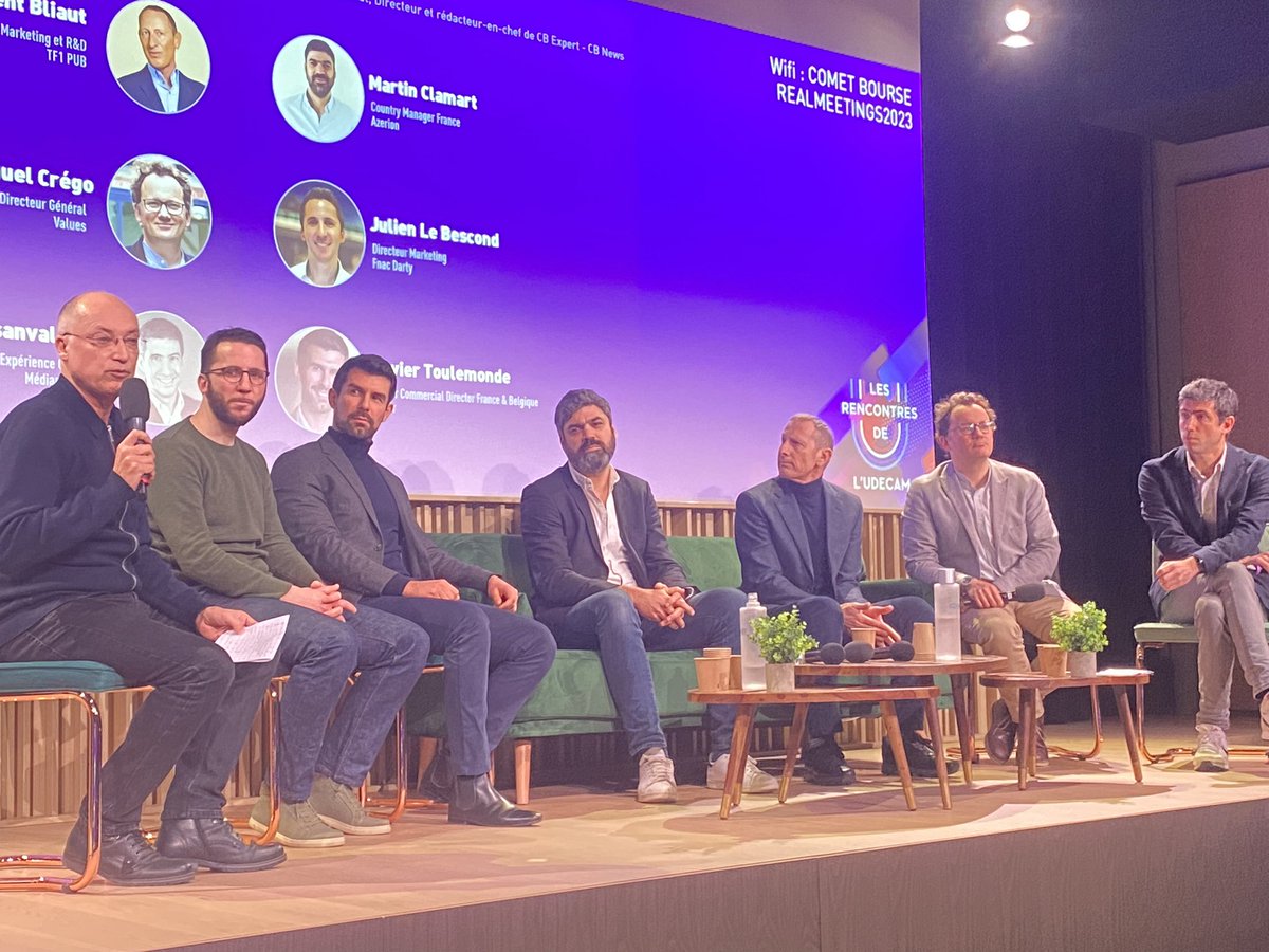 🔵Vidéo : la grande bascule ? #RencontresUdecam

🎤
- Laurent Bliaut - <a href="/tf1pub/">TF1 PUB</a> 
- <a href="/martininho/">Martin Clamart</a> - <a href="/Azerion_France/">Azerion_France</a> 
- <a href="/crego4/">Emmanuel Crego</a> - <a href="/Values_media/">Values.media</a>
- Julien Le Bescond - Fnac Darty
- <a href="/jrosanvallon/">Julien Rosanvallon</a> - <a href="/Mediametrie/">Médiamétrie</a> 
- Xavier Toulemonde - Xandr
Animé par par <a href="/emmchat/">emmanuel charonnat</a> (<a href="/CB_Expert/">CB EXPERT</a> / <a href="/CB_News/">CB News</a>)