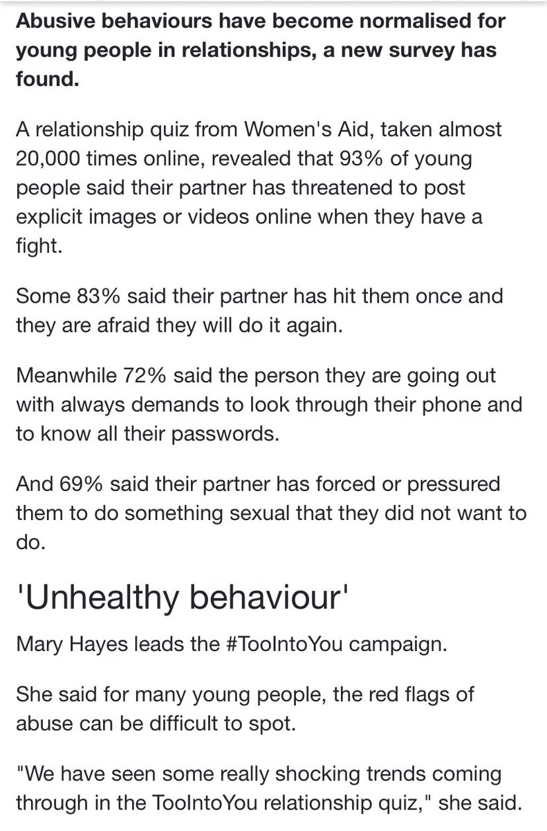RuthCoppingerSP's tweet photo. Abusive behaviour being normalised @TooIntoYou @Womens_Aid quiz reveals. Lack of sex ed, social media, malignant influence of the likes of Andrew Tate and other toxic misogynists.
Action needed now. Join the #IWDmarch also on March 8 with @RosaSocFem
https://t.co/klEnaSAp9t… https://t.co/bB0AAFqDAn