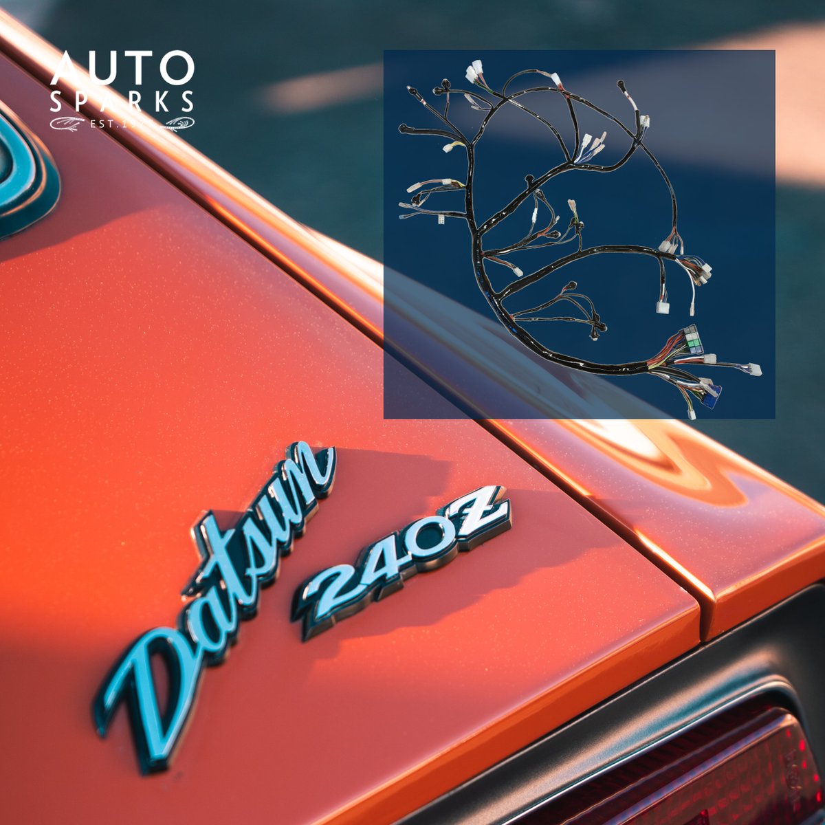 We now have a range of main and sub harnesses available for the Datsun 240z. If your model varies from the listed details, feel free to contact us to arrange sending in your original loom for comparison and quote!

#Datsun240z #WiringHarness #BritishManufacturing