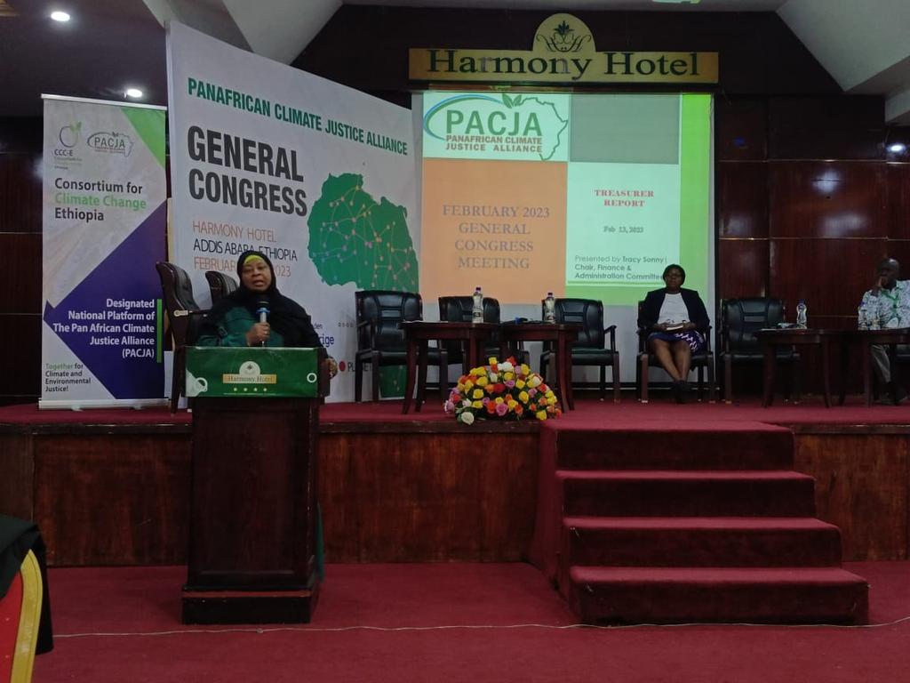 Africa as a Continent should stay focused and united towards the fight against #ClimateInjustice, @PACJA1 has been here now with more than 40 African countries to champion for #ClimateAction #PACJA #KPCG23