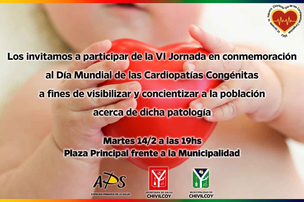 DeChivilcoy's tweet photo. 6° JORNADA EN CONMEMORACIÓN DEL DÍA MUNDIAL DE LAS CARDIOPATÍAS CONGÉNITAS https://t.co/7vlo0VVCLo https://t.co/wjrgrU6vot
