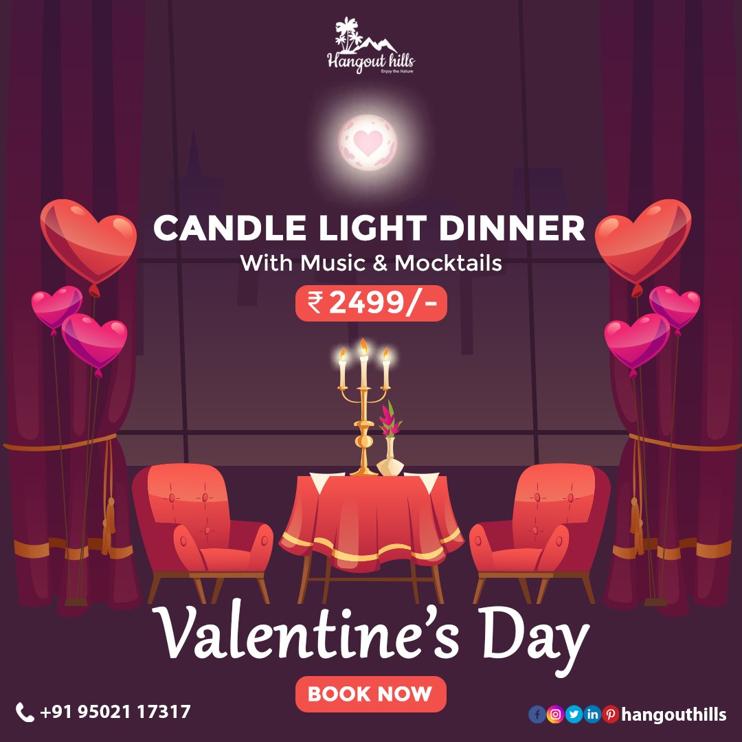 Happy Valentine's Day..........❤️

Contact us: 9502117317

#valentines #days #valentinesdaygift #couples #gifts #love #lovers #girlfriend #boyfriends #music #candles #candlelightdinner #mocktails #couplegoals #teddy #resort #hangouthills #hotel #enjoy #funnyvideos #fun #propose