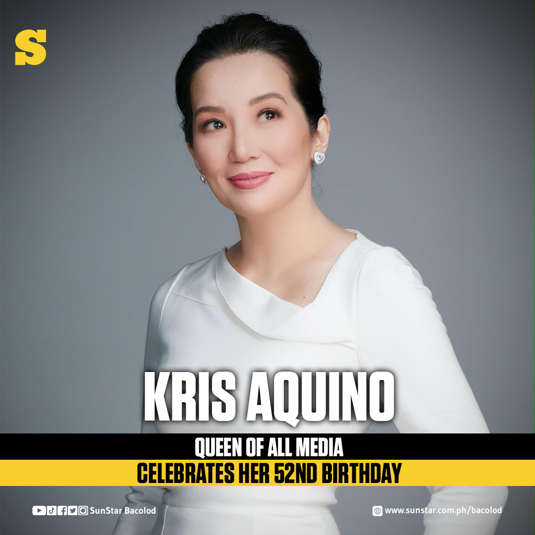 Happy 52nd Birthday Ms. Kris Aquino!  