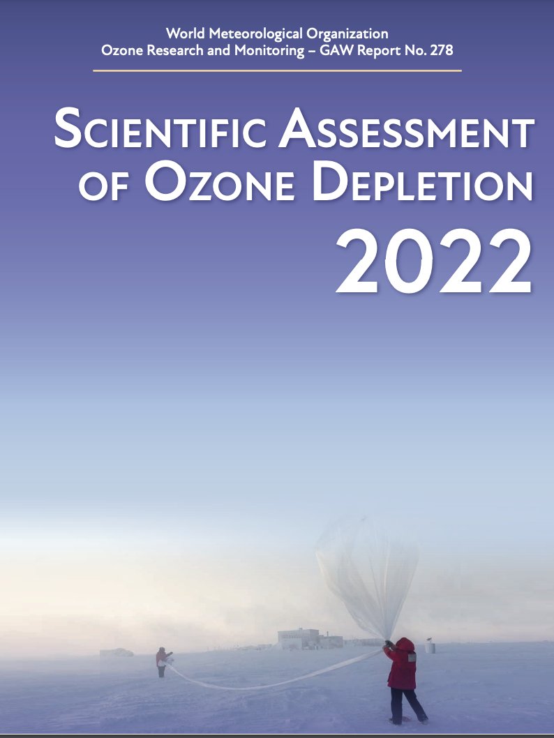 📢 The FULL assessment report on ozone depletion 2022 from the Scientific Assessment Panel of the #MontrealProtocol is now available online 🎉

This in-depth report is a review of the latest research,  publications &amp; studies on ozone.

👉 bit.ly/3K55jMr