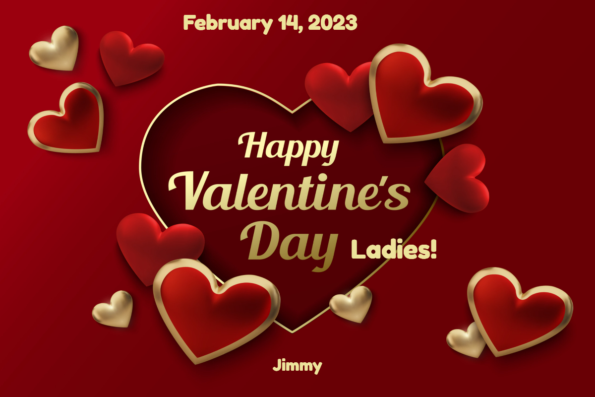 "HAPPY VALENTINE'S DAY" Ladies and FaceBook, Friends!

Remember, for those of You Celebrating by Yourself, be Sure to LOVE and APPRECIATE the Most IMPORTANT Person in Your Life - YOU!! 

#happyvalentinesday #valentinesday