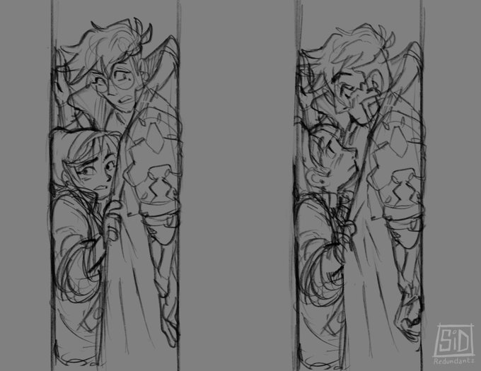 Tight Spaces 🤏😌
[ #TRIGUN #VashMeryl ] 