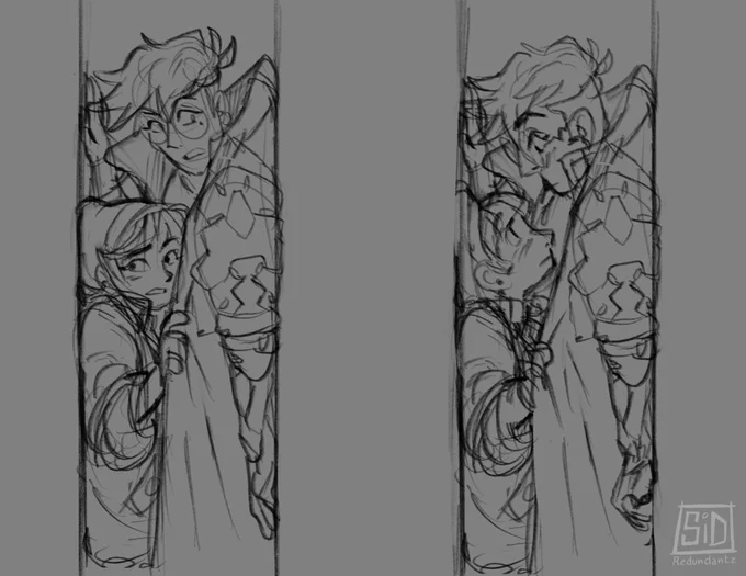 Tight Spaces 🤏😌
[ #TRIGUN #VashMeryl ] 