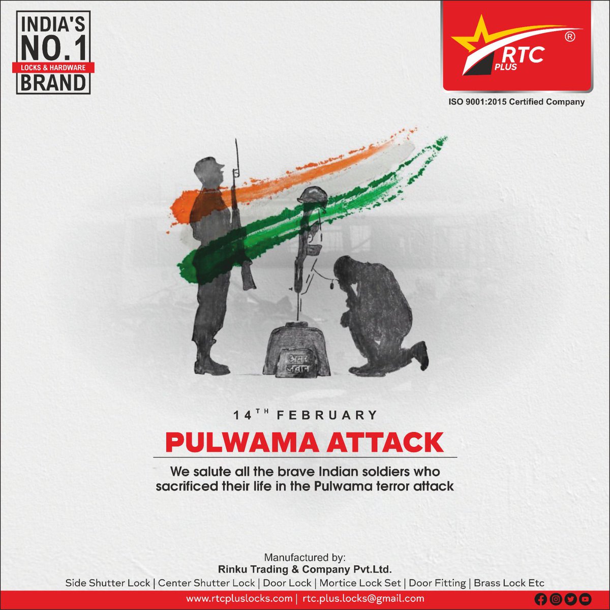 RTCPLUSLOCKS1's tweet photo. 14th February PULWAMA ATTACK #pulwama_attack #14thfebruarypulwanaattack https://t.co/GWCcbaDn9D