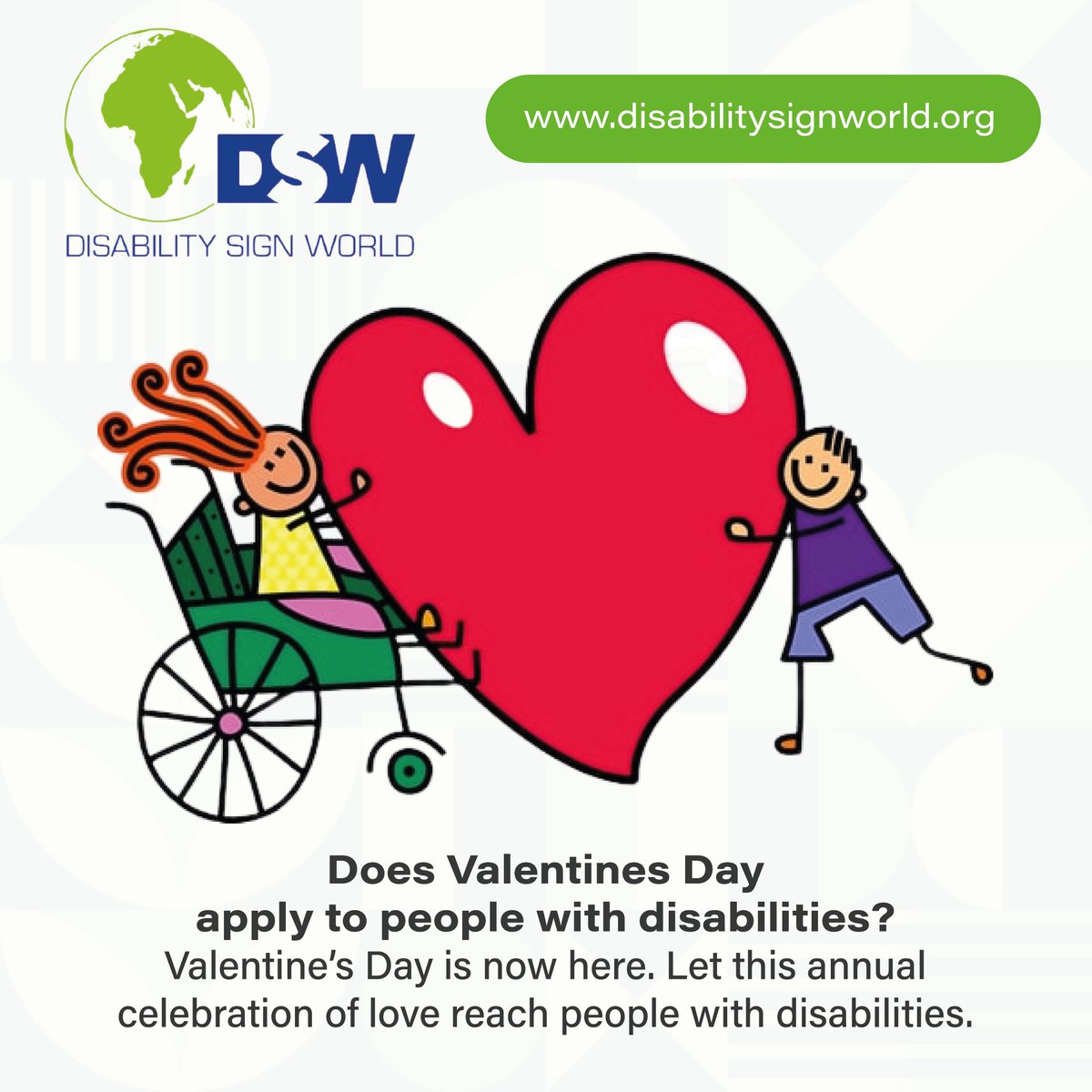 Does Valentines Day apply to people with disabilities?  Valentine’s Day is now here. Let this annual celebration of love reach people with disabilities. #valentine #love #valentinesday #valentines #valentineday #valentinegift #gift #valentinesgift #happyvalentinesday