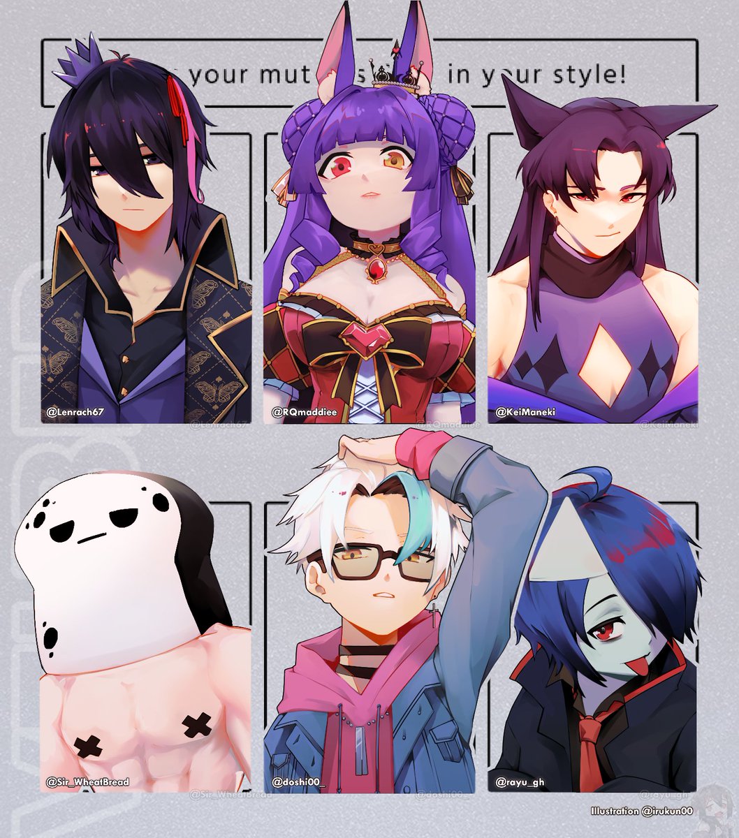 irukun00's tweet photo. Been out but finally finished these bad boys.

#ArtOfOblitus #Maddillust #DrawKei
#WheatBreadArt #doshuArt #rayu_art https://t.co/rmvF39TJVZ