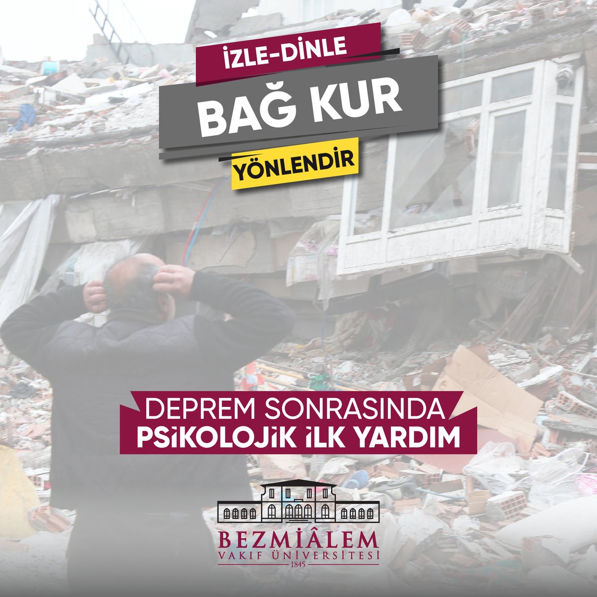 Deprem Sonrasında Psikolojik İlk Yardım