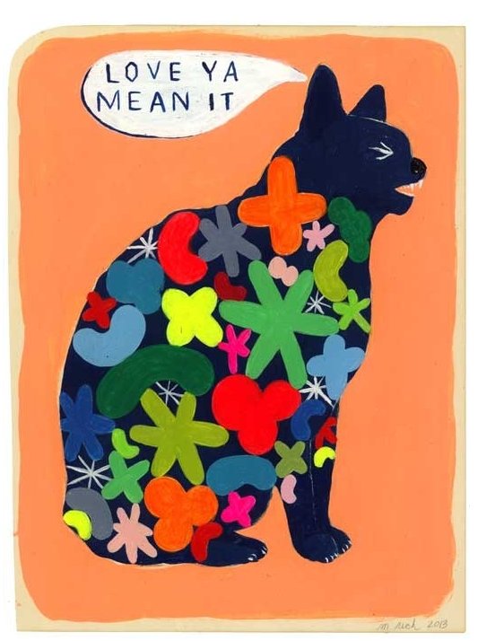 Artwork by Martha Rich, contemporary US painter and illustrator based in Philadelphia #womensart #ValentinesDay2023  💘