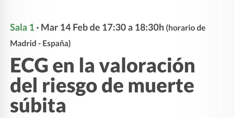 Asociación del Ritmo Cardiaco (@ritmo_sec) on Twitter photo El ECG nunca 💀y menos en la MSC <a href="/Miriamsandin/">Miriam Sandín</a> <a href="/GunturizC/">ClaraGunturiz</a> Ignacio F. Lozano y Angela Lopez Saiz El ECG nunca 💀y menos en la MSC <a href="/Miriamsandin/">Miriam Sandín</a> <a href="/GunturizC/">ClaraGunturiz</a> Ignacio F. Lozano y Angela Lopez Saiz