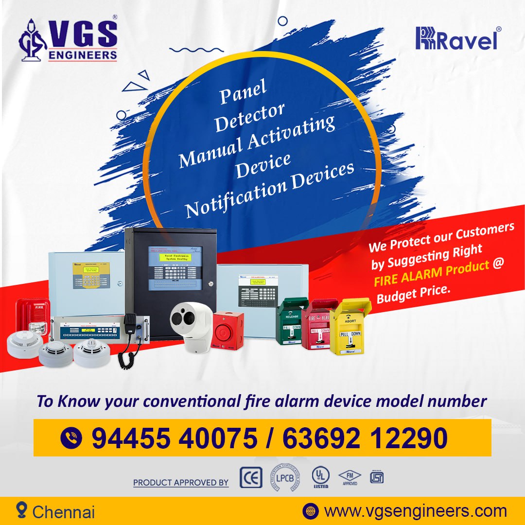 vgsengineer's tweet photo. We Protect our Customers by Suggesting Right FIRE ALARM Product @ Budget Price.
Panel
Detector
Manual Activating Device
Notification Devices
π https://t.co/PapV90KsTc
π +91 9445540075
#firesafety #fireprotection #firefighting #safety #fireexhibition #fire https://t.co/1AtsbHE1ey