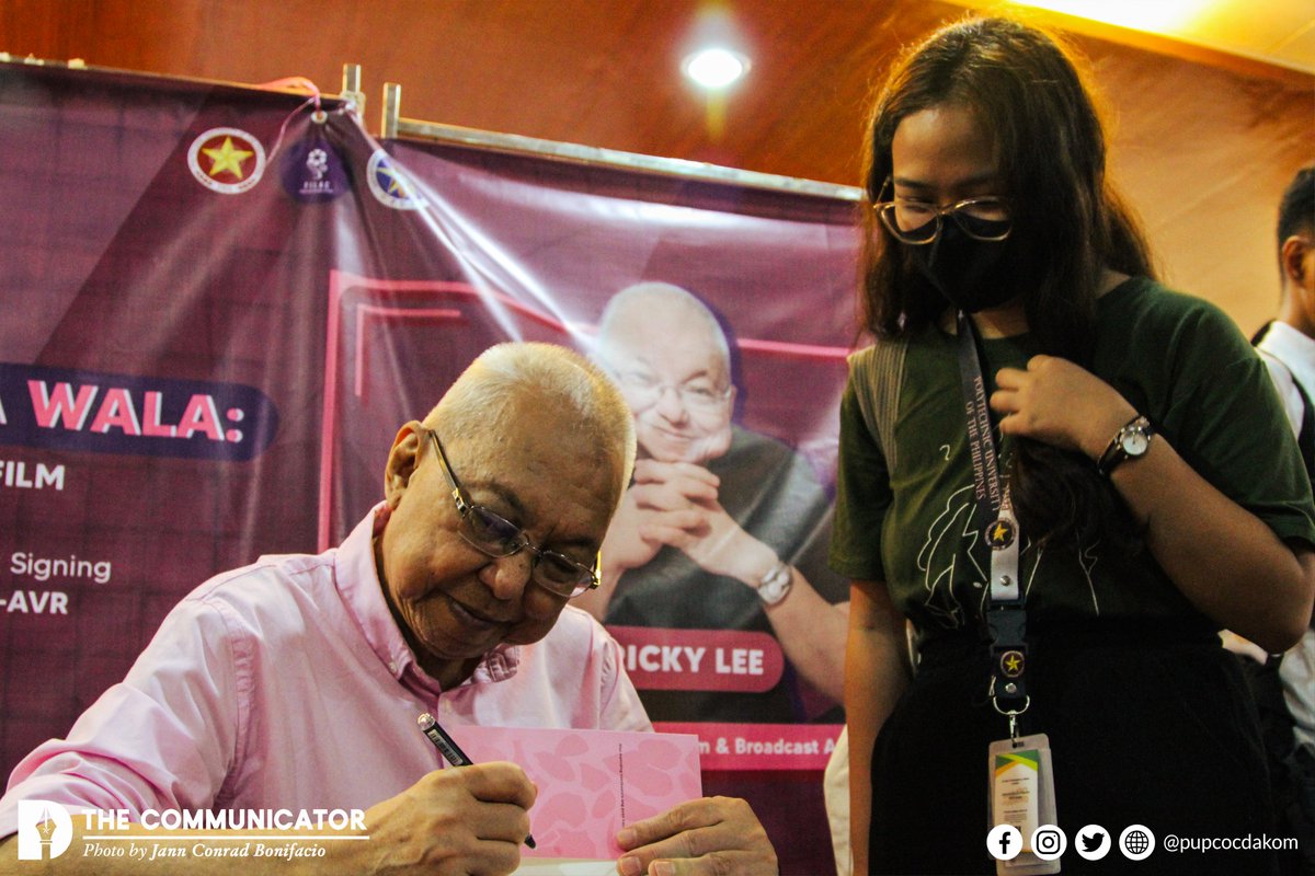 pupcocdakom's tweet photo. 𝗜𝗡 𝗣𝗛𝗢𝗧𝗢𝗦 | National Artist Ricky Lee took center stage during the Film Aficionados Circle's (FILAC) PelikuLearn special session, probing to expand unrecognized stories for filmmakers to tell, at the PUP-COC audio-visual room Saturday, February 11. https://t.co/8qjHoLXuPC
