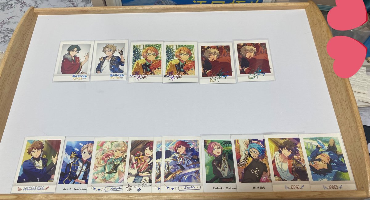 sena_moon6's tweet photo. ［交換•譲渡］あんスタ ぱしゃこれ ぱしゃっつ 特典 周年

求▶周年120円/枚 
特典箔押し300円/枚
通常 90円/枚
キャラ毎のみ   orミスフレ泉との交換
PayPay対応

譲渡▶スバル 真 北斗 真緒 英智 桃李 渉 薫 紅郎 敬人 颯馬 夏目 つむぎ なずな 光 友也 ひなた ゆうた 司 凛月 レオ 嵐 みか 宗 → https://t.co/7rY5fmYdIf