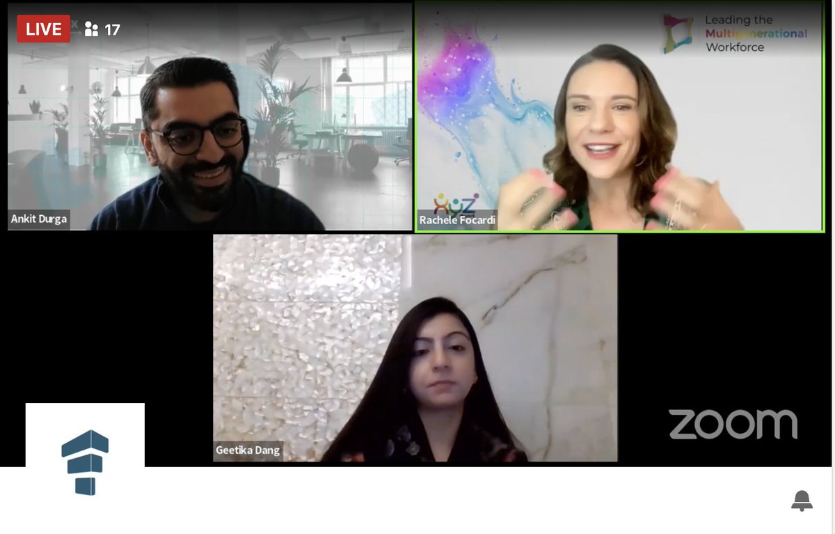 Join the conversation now with @Rachele_Focardi, @Ankit_Durga and Geetika Dang on enabling a sense of purpose in organizations. 👉linkedin.com/video/live/urn… #futureofwork