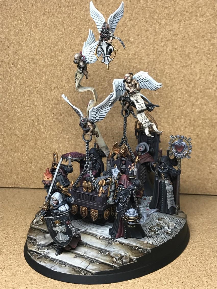 PaintMiniature's tweet photo. The Triumph of Saint Katherine [by Recent_Charge]
  
 #miniaturepainting #gamesworkshop https://t.co/8c4rv6uSbD