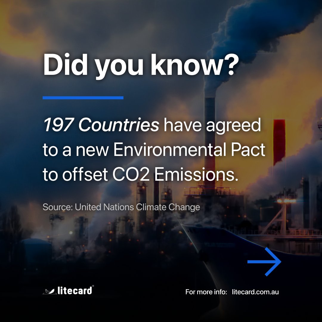 card_lite's tweet photo. Some Insights! 💡💡💡

Did you know that 197 nations have agreed to an environmental pact to offset CO2 emissions? 

Swipe to see what this means for large organisations with NDC SDG/ESG goals.

#insight #litecard #mobilewallet #digitalwallet #SAAS #cardless #digitalsolutions https://t.co/0LB8fElj3x