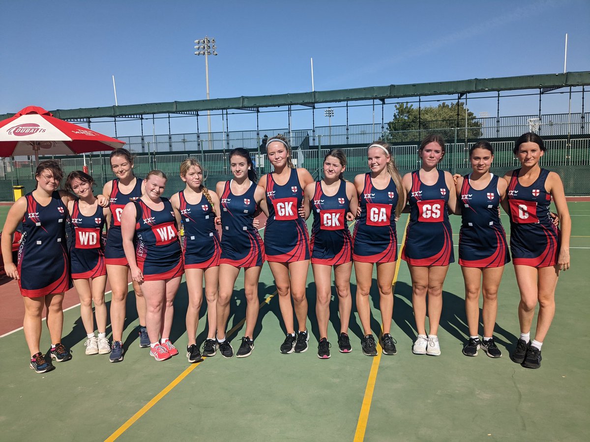 A brilliant morning of netball against Dubai Hurricanes. 3 teams, 3 wins. Go Team! #SGAcapable #netball