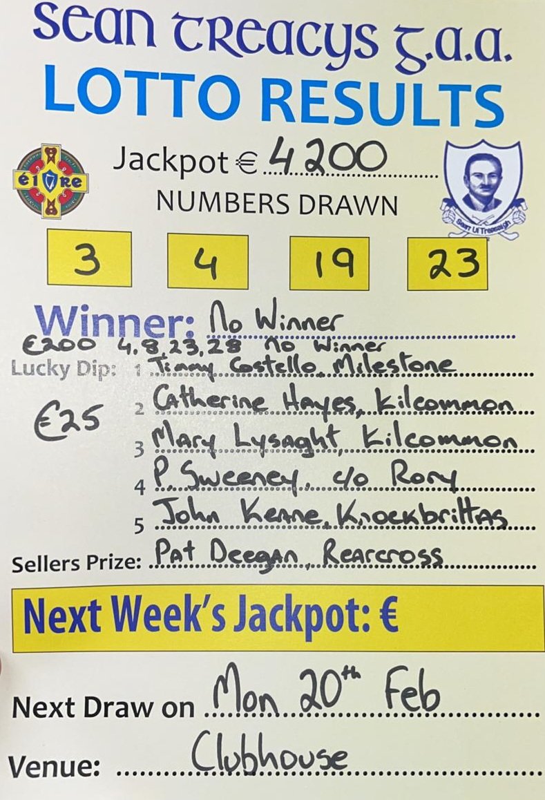 SeanTreacysGAA's tweet image. We are delighted to announce that next week's draw proceeds will be presented to the Dillon Quirke foundation. Please support this fantastic by clicking the link and buying a ticket

@Westtippgaa @TipperaryGAA @StephenGleeson_ 

play.clubforce.com/play_newa.asp?…