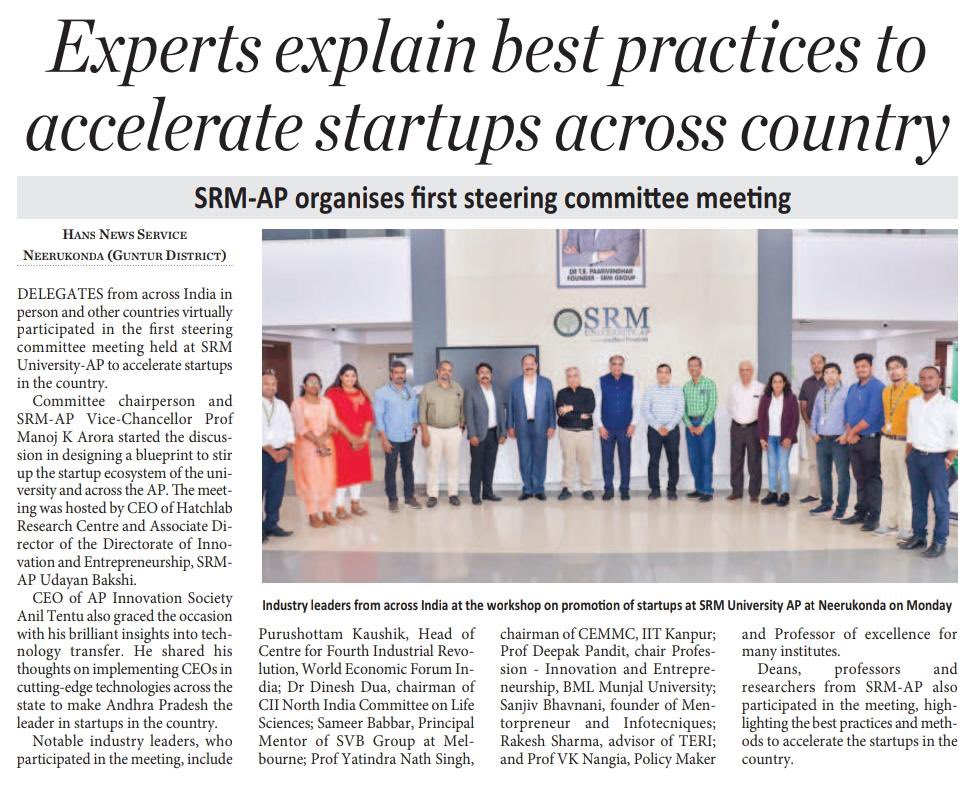 mentorpreneur's tweet image. Making news, incubating startups 
#hatchlab #SRM #mentoring