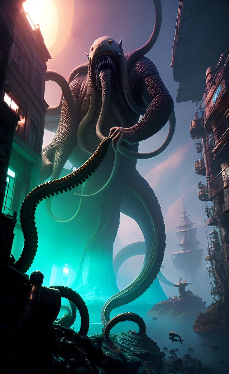 foolfroky's tweet photo. Kraken 🐙#art #DigitalArtist #digitalpainting #digitaldrawing #นักวาด #cartoon #ocean #drawing #kraken #ArtistOnTwitter https://t.co/uavXX3KDX9