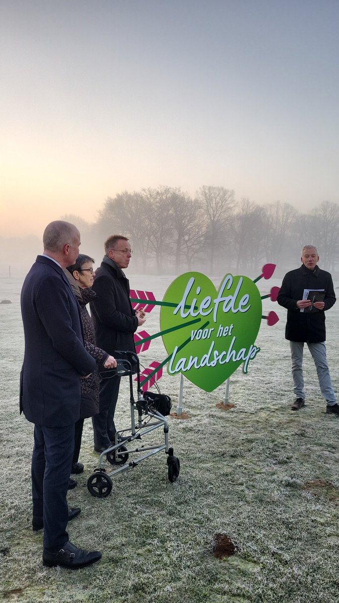 Noordelijke natuurorganisaties betuigen #liefdevoorhetlandschap van Noord-Nederland aan de drie noordelijke Commissarissen van de Koning #dekrachtvanhetnoorden
