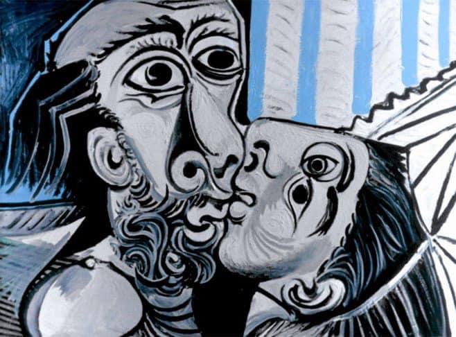 📣 Os propongo, para celebrar el #DíaDeSanValentín #14DeFebrero, que hagamos un HILO COMUNITARIO 🧵 con los mejores BESOS 💋 de la Hª del Arte 🎨 y de la Hª de la Fotografía 📸.

¡Os leo con mucho interés!

Empiezo yo:

👨🏻‍🎨 Picasso 
🖼️ "El beso"