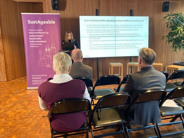 Iäkkäiden osuuden merkitys palvelutarpeelle riippuu osittain iäkkäiden elinoloista, esimerkiksi tulotasosta, joka määrittää mahdollisuuksia varautua esimerkiksi hoivan ja palvelujen kustannuksiin, kertoo <a href="/MilenaNevanto/">Milena Nevanto</a>

#Faktavaalit #vaalit2023 

<a href="/Akatemia_STN/">Strateginen tutkimus</a>